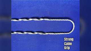 ينتهي الكابل الآمن بطرف مسدود مُشكل مسبقًا بمقدار 10-20 مم